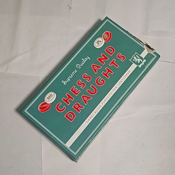 Chess And Draughts Vintage British Gentleman Board Game Mancave MCM - Picture 4 of 8